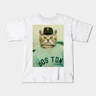 Baseball Cat Kids T-Shirt